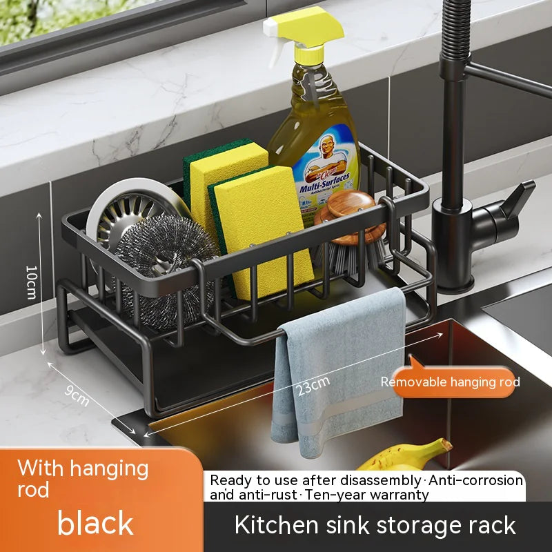 All-in-One Kitchen Sink Caddy with Draining System