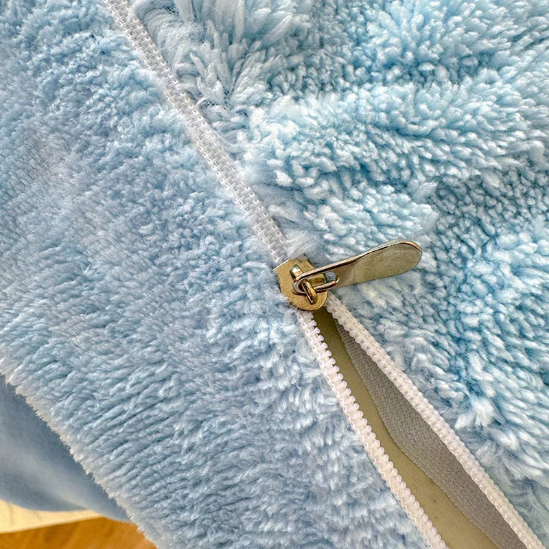 Thickened Warm Milk Fiber Four-Piece Bed Set