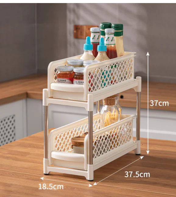 Dual-Room Storage Solution Rack