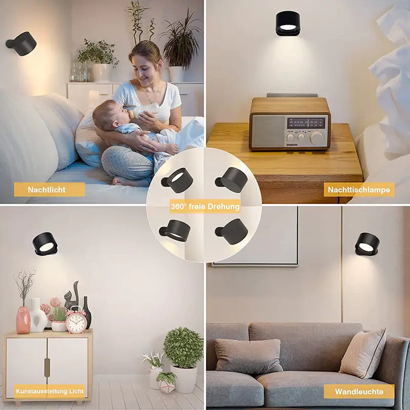 Led Double Head Wall Lamp