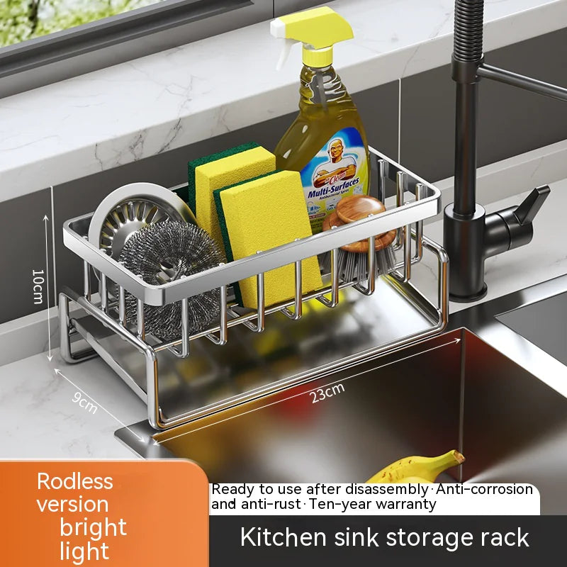 All-in-One Kitchen Sink Caddy with Draining System