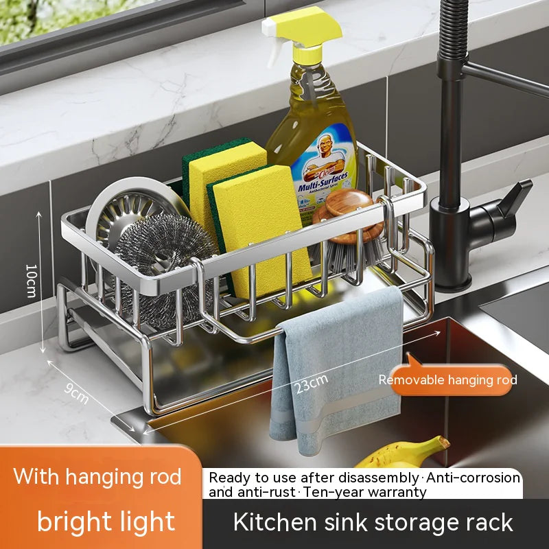 All-in-One Kitchen Sink Caddy with Draining System