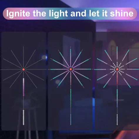 Firework Audio-Sync LED Strip Lights - Vibrant Room Decor