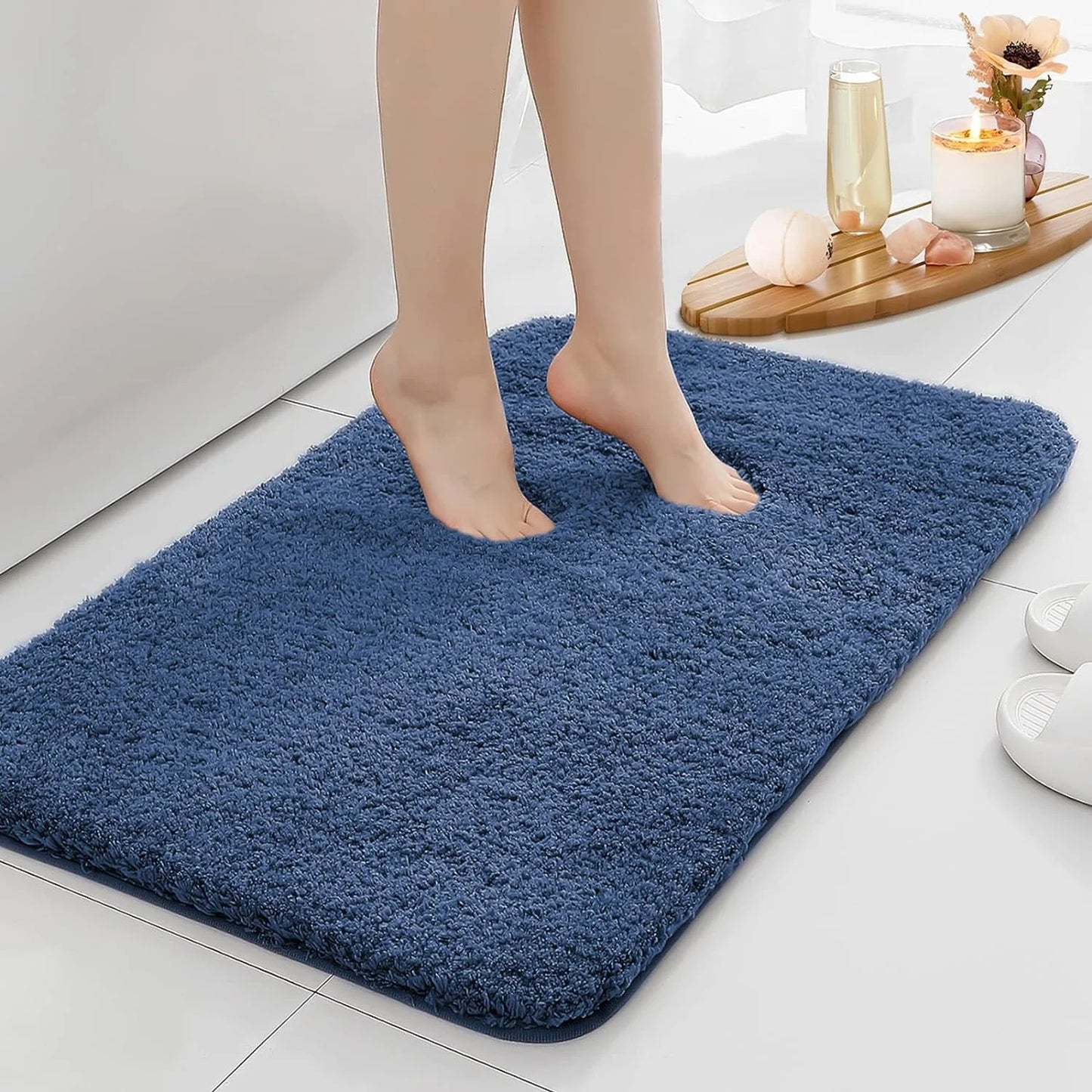 Thickened Anti-Slip Plush Bathroom Floor Mat