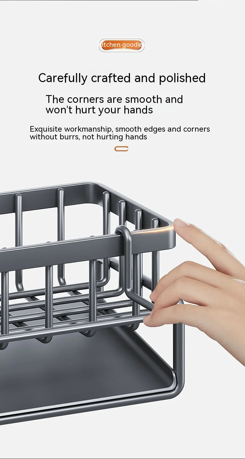 All-in-One Kitchen Sink Caddy with Draining System