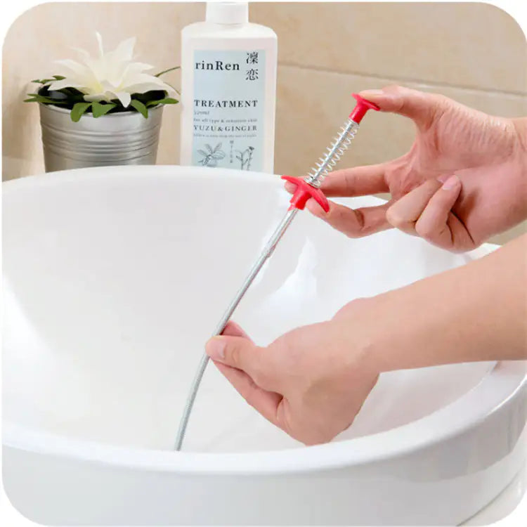 60CM Sewer Dredger Spring Pipe Dredging Tool for Sink Kitchen Gadgets
