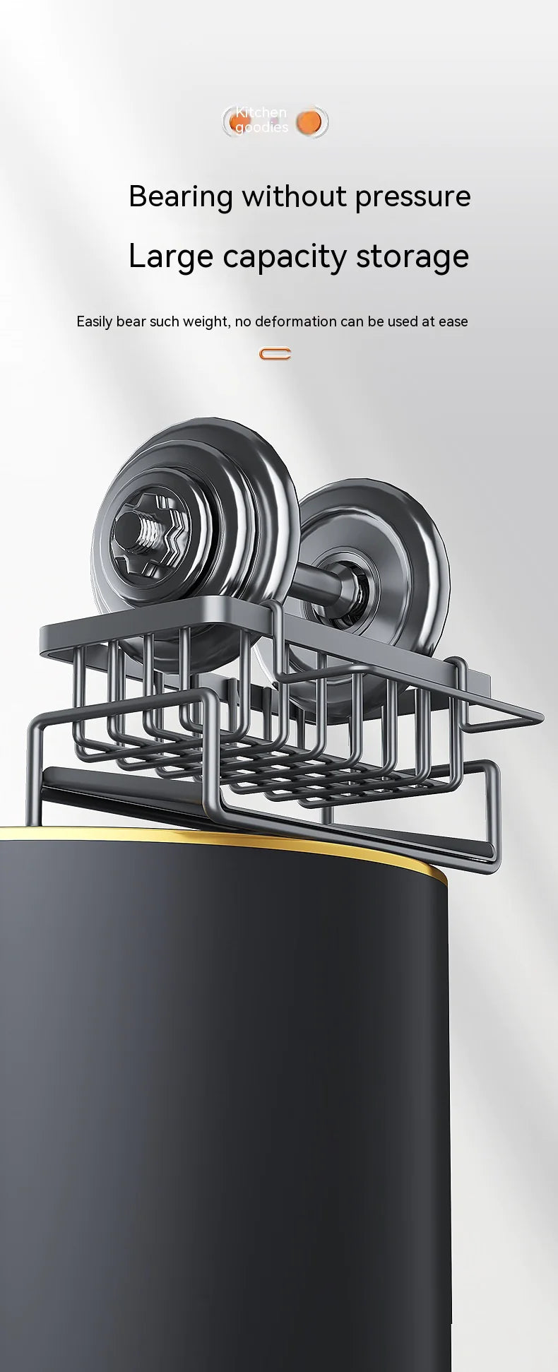 All-in-One Kitchen Sink Caddy with Draining System