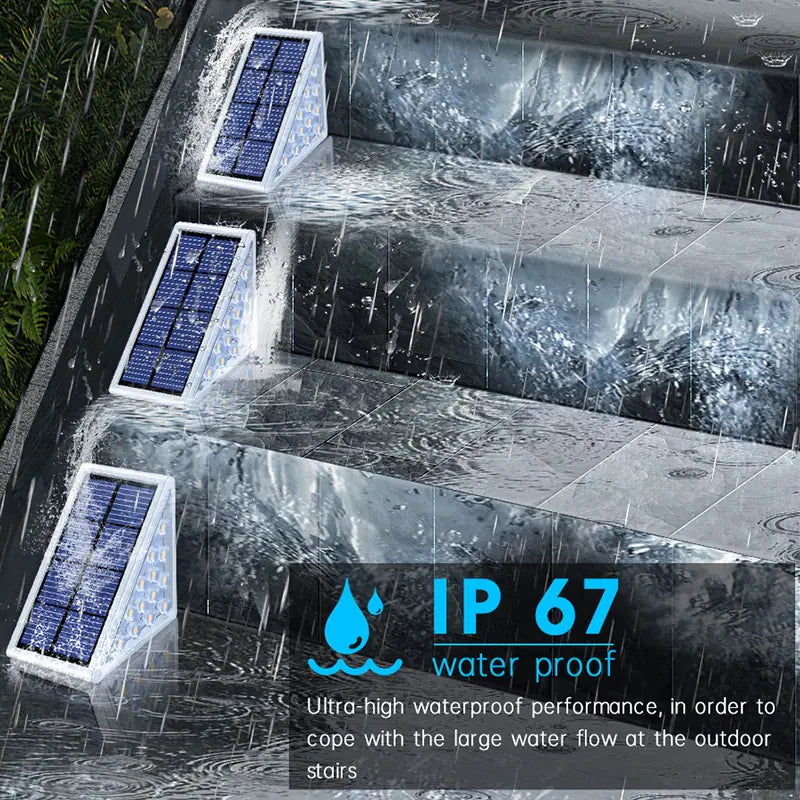 Solar Step Stair Light Outdoor Waterproof