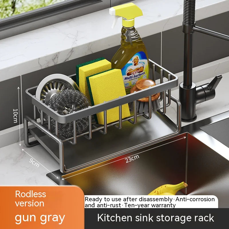 All-in-One Kitchen Sink Caddy with Draining System