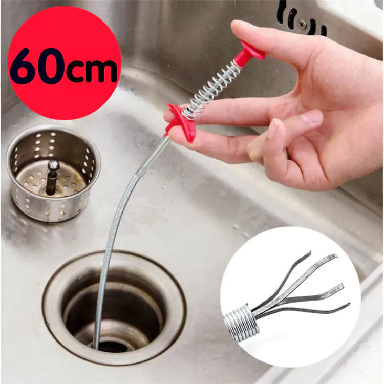 60CM Sewer Dredger Spring Pipe Dredging Tool for Sink Kitchen Gadgets