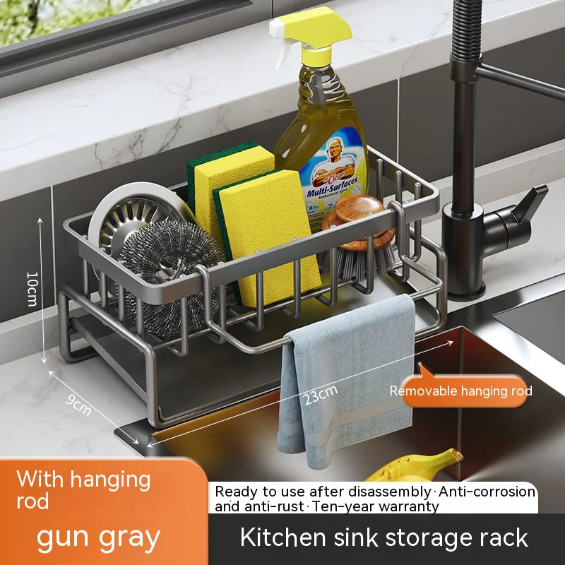 All-in-One Kitchen Sink Caddy with Draining System