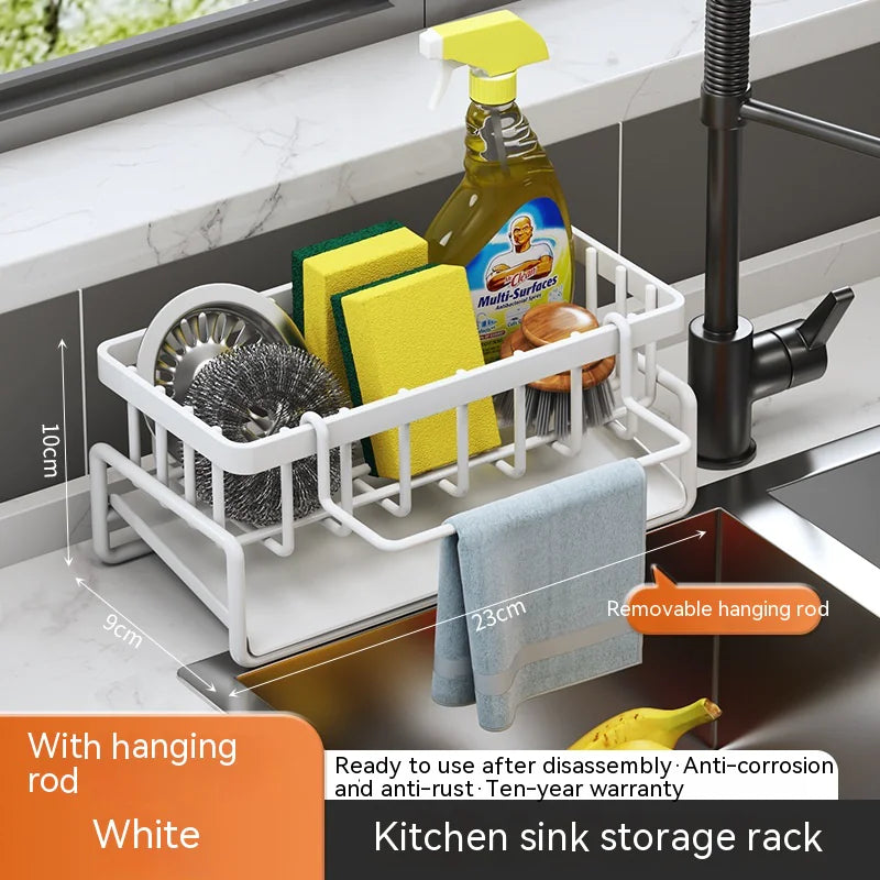 All-in-One Kitchen Sink Caddy with Draining System