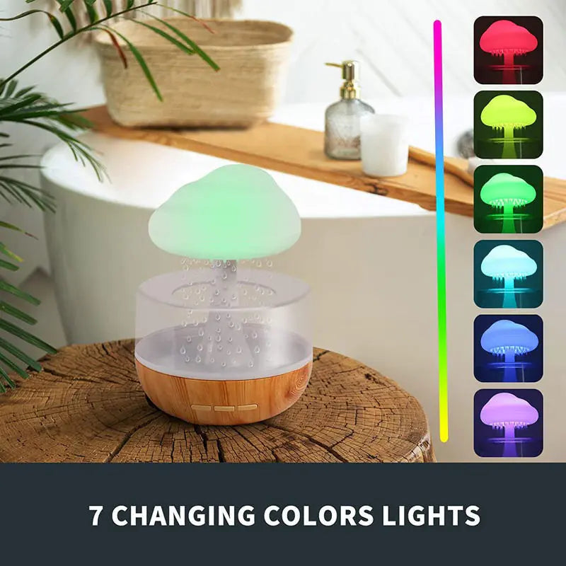 Rain Cloud Desk Humidifier & Aroma Diffuser