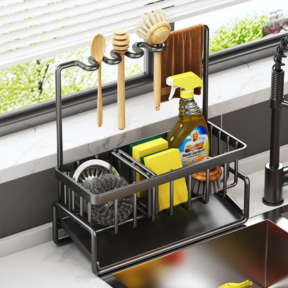 All-in-One Kitchen Sink Caddy with Draining System