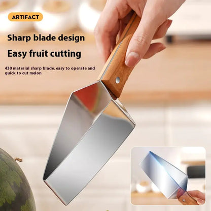 New Watermelon Splitter Watermelon Cutting Artifact 430 Stainless Steel Cutting Gadgets