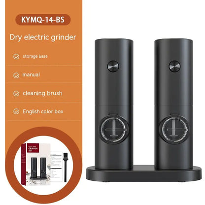 Electric Pepper Mill & Storage Set