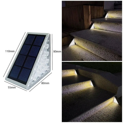 Solar Step Stair Light Outdoor Waterproof