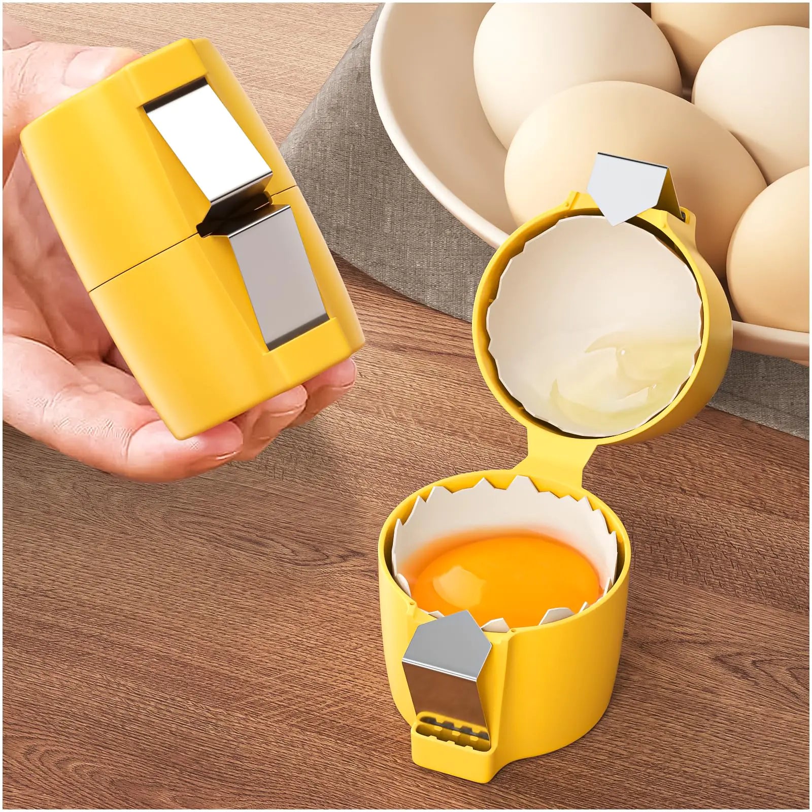 Egg Shell OpenerEgg Separator for Raw EggsEgg Shell Opener for Hard  Kitchen Gadgets
