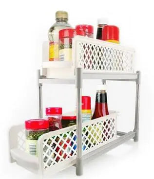 Dual-Room Storage Solution Rack