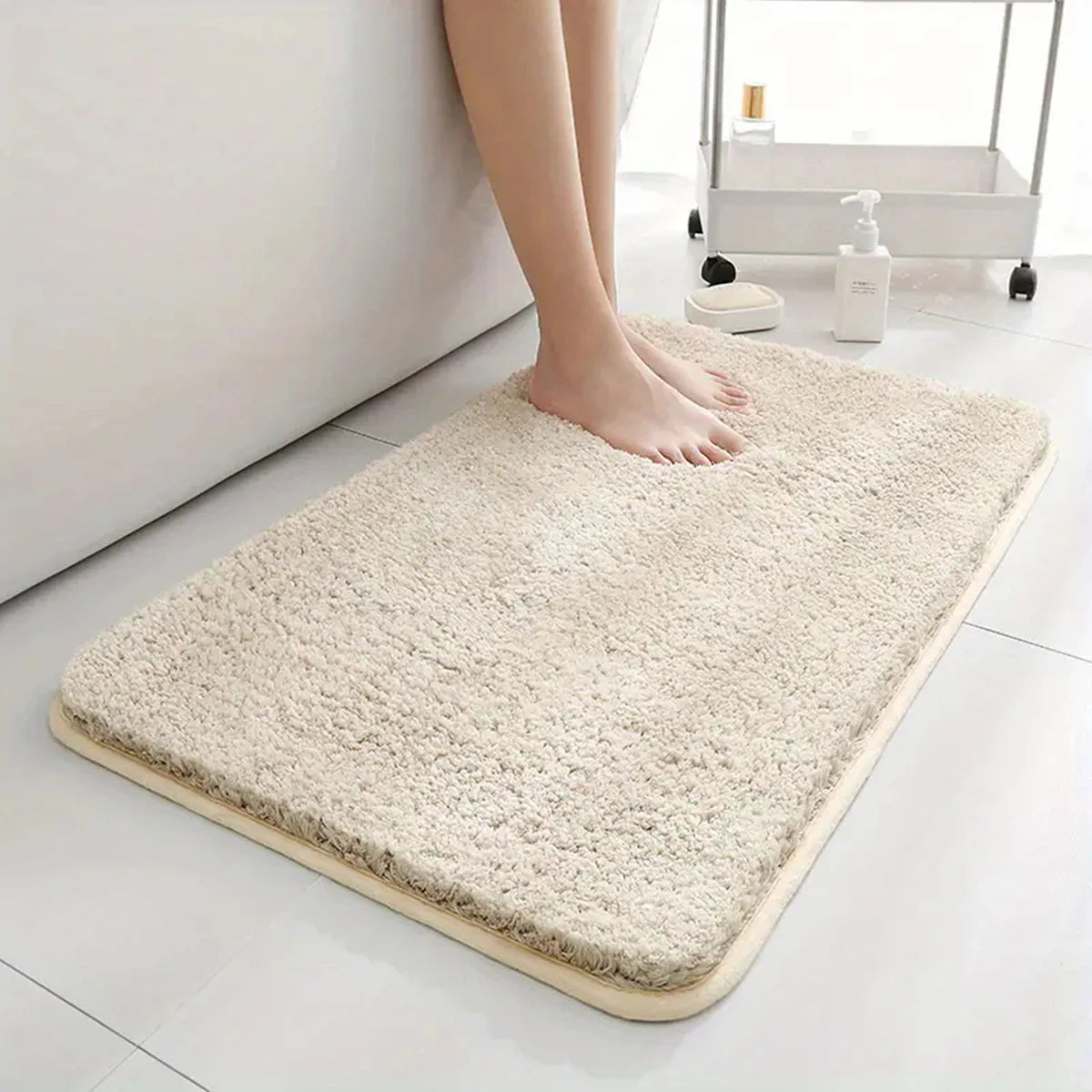 Thickened Anti-Slip Plush Bathroom Floor Mat