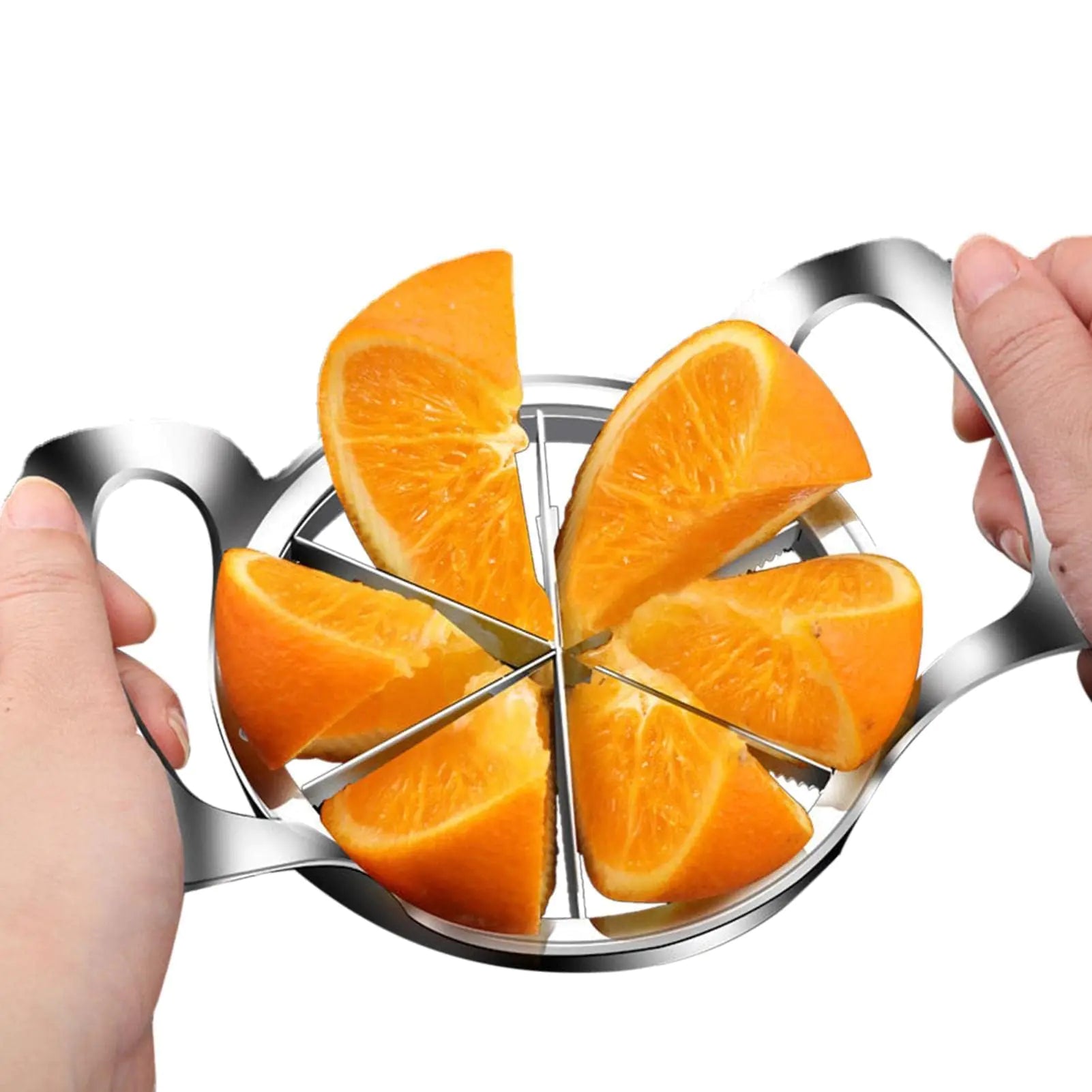 Orange Slicer Stainless Steel Orange CutterApple Slicer With 6 Blades