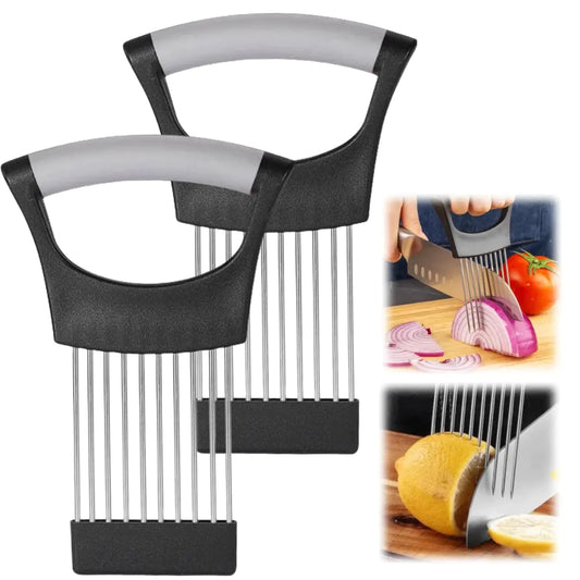 2024 Stainless Steel Onion Slicing Assistant