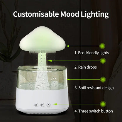 Rain Cloud Desk Humidifier & Aroma Diffuser