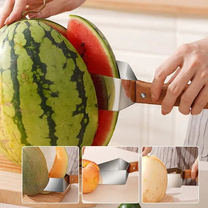 New Watermelon Splitter Watermelon Cutting Artifact 430 Stainless Steel Cutting Gadgets