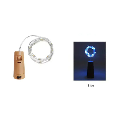 LED Wine Bottle Cork String Lights for Holiday Decor