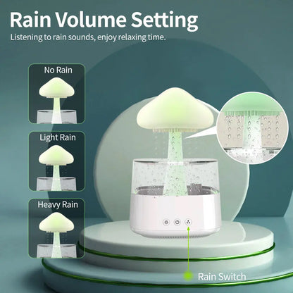 Rain Cloud Desk Humidifier & Aroma Diffuser