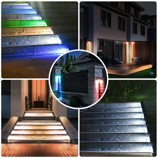 Solar Step Stair Light Outdoor Waterproof
