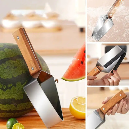 New Watermelon Splitter Watermelon Cutting Artifact 430 Stainless Steel Cutting Gadgets